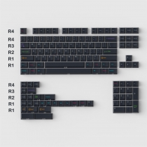 Programmer 104+25 GMK ABS Doubleshot Full Keycaps Set for Cherry MX Mechanical Gaming Keyboard